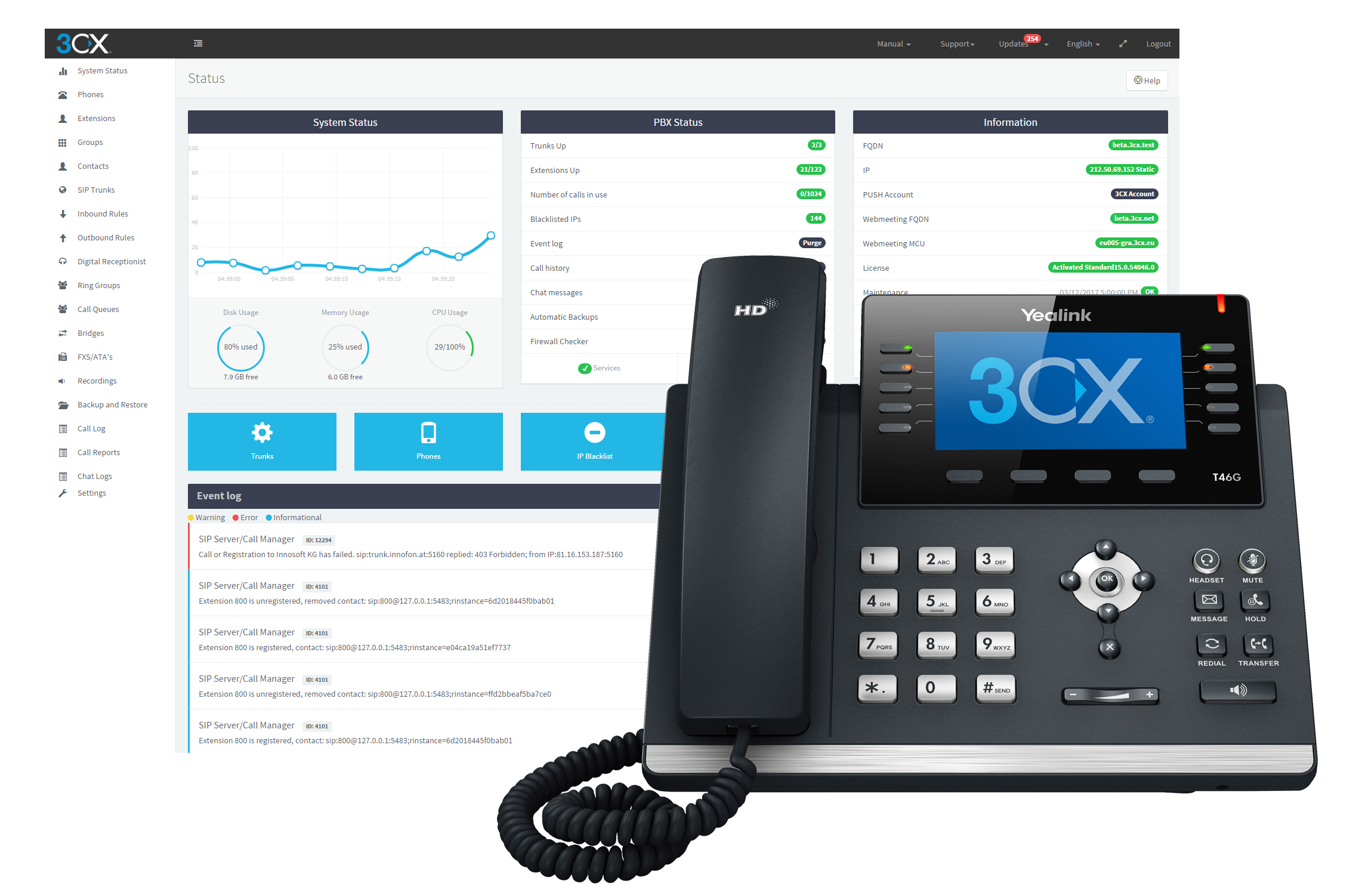 3CX Desk Phone